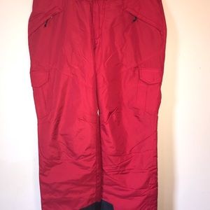 Tsla Red Ski Pants size L NWT